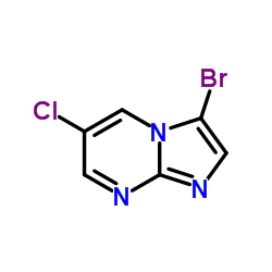 3-Bromo-6-chloroimidazo[1,2-a]pyrimidine Structure