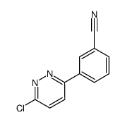 3-chloro-6-(3-cyanophenyl)pyridazine Structure