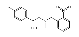 N-(2-nitrobenzyl)-2-(methylamino)-1-(4'-tolyl)-1-ethanol Structure