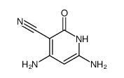 3-Pyridinecarbonitrile,4,6-diamino-1,2-dihydro-2-oxo-(9CI)结构式