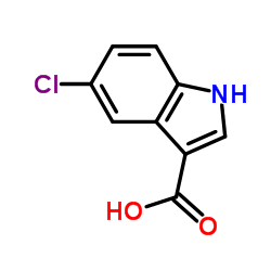 5-Chloro-1H-indole-3-carboxylic acid Structure