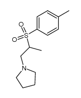 1-(2-tosylpropyl)pyrrolidine结构式