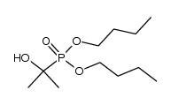 dibutyl (2-hydroxypropan-2-yl)phosphonate结构式