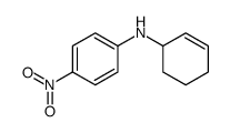 N-cyclohex-2-en-1-yl-4-nitroaniline Structure