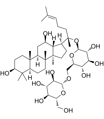 绞股蓝皂苷LXXV结构式