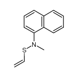 N-methyl-N-(1-naphthyl)-ethenesulphenamide Structure