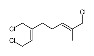 1,8-dichloro-6-(chloromethyl)-2-methylocta-2,6-diene结构式