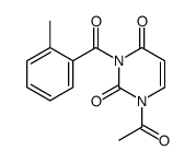 1-acetyl-3-(2-methylbenzoyl)pyrimidine-2,4-dione结构式