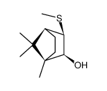 (+)-exo-3-(Methylthio)-1,7,7-trimethylbicyclo<2.2.1>heptan-2-ol Structure