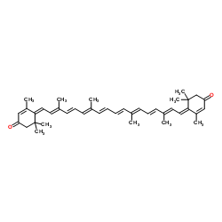 Rhodoxanthin结构式