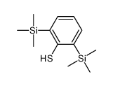 2,6-bis(trimethylsilyl)benzenethiol结构式