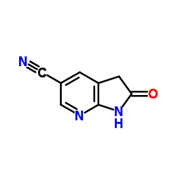 5-Cyano-7-aza-2-oxindole structure