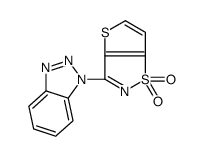 3-(benzotriazol-1-yl)thieno[2,3-d][1,2]thiazole 1,1-dioxide Structure