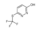 6-[(Trifluoromethyl)sulfanyl]-3(2H)-pyridazinone结构式