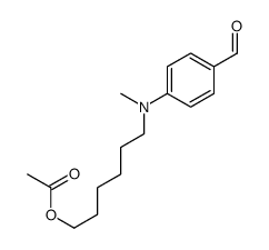 6-(4-formyl-N-methylanilino)hexyl acetate Structure