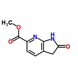 7-Aza-2-oxindole-6-carboxylic acid Methyl este Structure