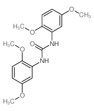 Urea,N,N'-bis(2,5-dimethoxyphenyl)-结构式