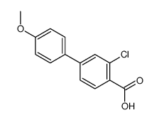 3-CHLORO-4'-METHOXY-[1,1'-BIPHENYL]-4-CARBOXYLIC ACID Structure