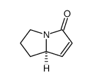 3H-Pyrrolizin-3-one,5,6,7,7a-tetrahydro-,(7aR)-(9CI)结构式