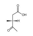 Pentanoic acid, 3-methyl-4-oxo-, (R)- (9CI)结构式