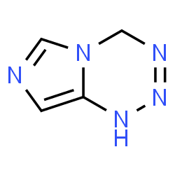 Imidazo[5,1-d]-1,2,3,5-tetrazine, 1,4-dihydro- (9CI) Structure