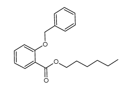 hexyl 2-benzyloxybenzoate Structure