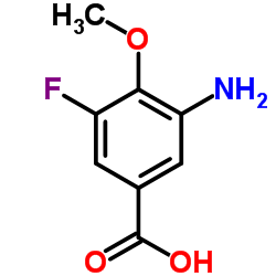 3-Amino-5-fluoro-4-methoxybenzoic acid structure