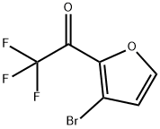 1-(3-Bromofuran-2-yl)-2,2,2-trifluoroethanone Structure
