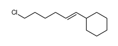 (E)-5-chloro-1-cyclohexyl-1-pentene Structure