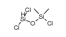 1,3,3-trichloro-1,1-dimethylsiloxane结构式