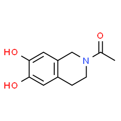 6,7-Isoquinolinediol, 2-acetyl-1,2,3,4-tetrahydro- (9CI) Structure