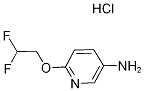 6-(2,2-Difluoroethoxy)pyridin-3-amine hydrochloride Structure