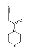 4-cyanoacetyl-thiomorpholine Structure