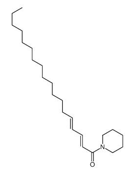 1-piperidin-1-yloctadeca-2,4-dien-1-one Structure