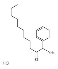 1-amino-1-phenylundecan-2-one,hydrochloride结构式