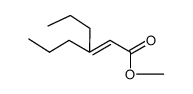 3-Propyl-2-hexenoic acid methyl ester Structure