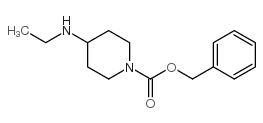 benzyl 4-(ethylamino)piperidine-1-carboxylate structure