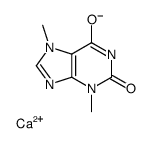 calcium,3,7-dimethyl-6-oxopurin-2-olate结构式