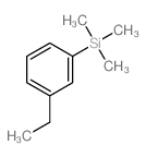 (3-ethylphenyl)-trimethyl-silane Structure