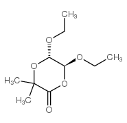 1,4-Dioxan-2-one,5,6-diethoxy-3,3-dimethyl-,trans-(9CI)结构式