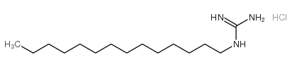 (N'-tetradecylcarbamimidoyl)azanium,chloride结构式