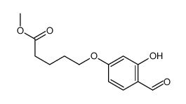 methyl 5-(4-formyl-3-hydroxyphenoxy)pentanoate Structure