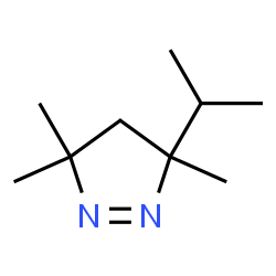 3H-Pyrazole,4,5-dihydro-3,3,5-trimethyl-5-(1-methylethyl)-(9CI) structure