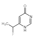 6-(1-氟乙基)-脲嘧啶结构式