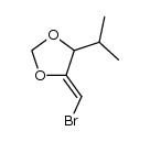 4-bromomethylene-5-isopropyl-[1,3]dioxolane结构式