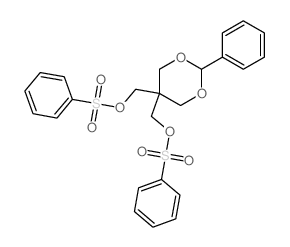 1,3-Dioxane-5,5-dimethanol,2-phenyl-, 5,5-dibenzenesulfonate结构式