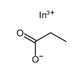 propionic acid , indium(III)-propionate Structure