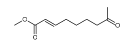 8-oxo-(E)-non-2-enoic acid methyl ester Structure