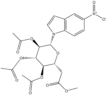 5-Nitro-1-(2-O,3-O,4-O,6-O-tetraacetyl-β-D-glucopyranosyl)-1H-indole picture