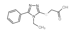 (4-ETHYL-5-PHENYL-4 H-[1,2,4]TRIAZOL-3-YLSULFANYL)-ACETIC ACID picture